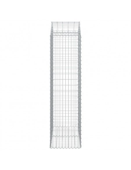 Cesto Gabbione ad Arco 100x50x180/200 cm Ferro Zincato