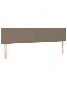 Giroletto a Molle con Materasso Tortora 160x200 cm in Tessuto 2