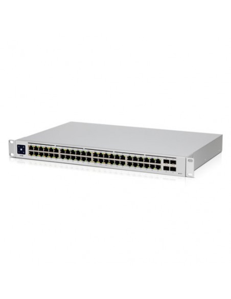 UBIQUITI SWITCH 48 PORTE LAN GIGABIT PoE Gen2, di cui 32P PoE 802.3af/at PoE 195W, 4P SFP - USW-48-POE-EU