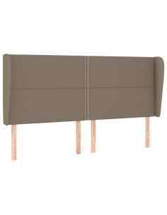 Giroletto a Molle con Materasso Tortora 180x200 cm in Tessuto 2