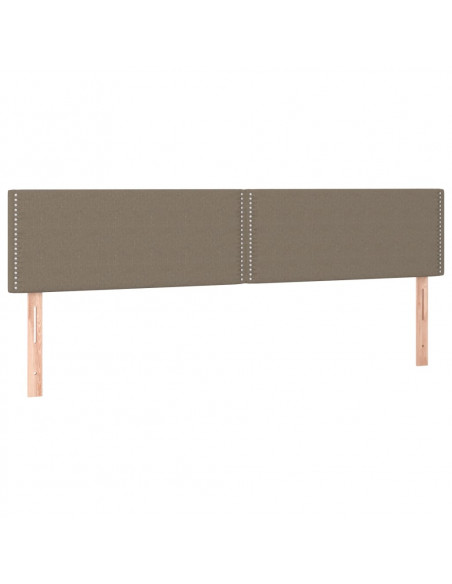 Giroletto a Molle con Materasso Tortora 180x200 cm in Tessuto
