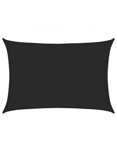 Vela Parasole 160 g/m² Nera 2x2,5 m in HDPE