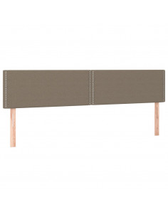 Giroletto a Molle con Materasso Tortora 200x200 cm in Tessuto 2