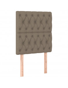 Giroletto a Molle con Materasso Tortora 80x200 cm inTessuto 2