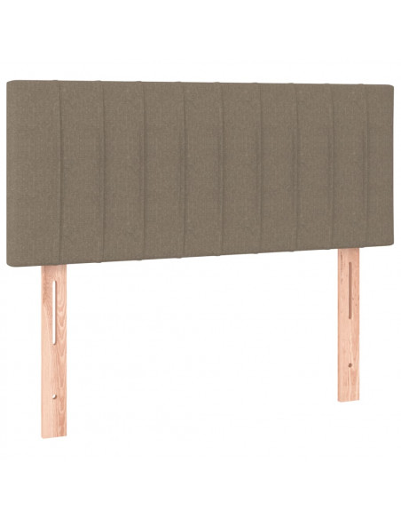 Giroletto a Molle con Materasso Tortora 80x200 cm inTessuto