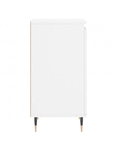 Credenza Bianca 40x35x70 cm in Legno Multistrato
