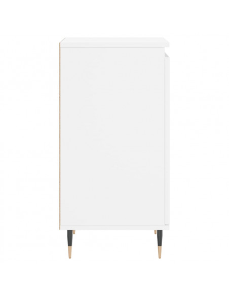 Credenza Bianca 40x35x70 cm in Legno Multistrato