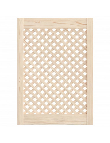 Ante con Design a Reticolo 2 pz 49,5x69 cm in Legno di Pino