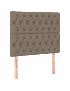 Giroletto a Molle con Materasso Tortora 90x190 cm in Tessuto 2