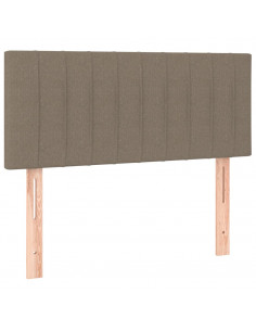 Giroletto a Molle con Materasso Tortora 90x200 cm inTessuto 2