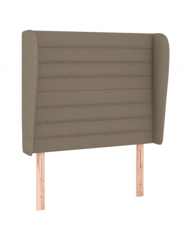 Giroletto a Molle con Materasso Tortora 90x200 cm inTessuto