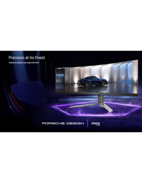 AOC Porsche PD49 LED display 124,5 cm (49") 5120 x 1440 Pixel DQHD QD-OLED Nero