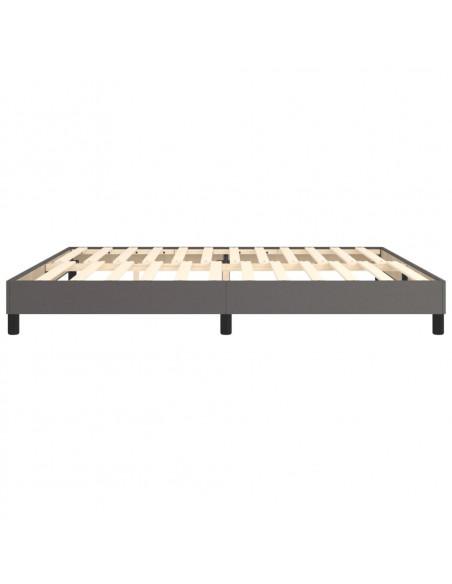 Giroletto a Molle Grigio 200x200 cm in Similpelle