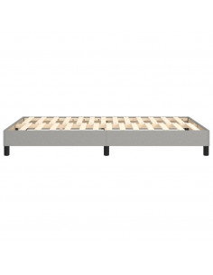 Giroletto a Molle Grigio Chiaro 120x200 cm in Tessuto 2