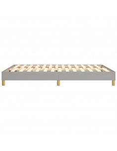 Giroletto a Molle Grigio Chiaro 140x190 cm in Tessuto 2