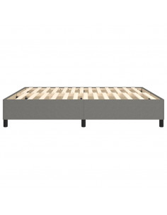 Giroletto a Molle Grigio Scuro 160x200 cm in Tessuto 2