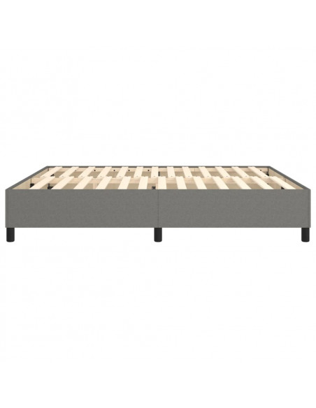 Giroletto a Molle Grigio Scuro 160x200 cm in Tessuto