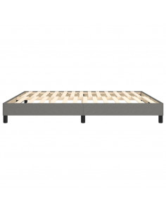 Giroletto a Molle Grigio Scuro 180x200 cm in Tessuto 2