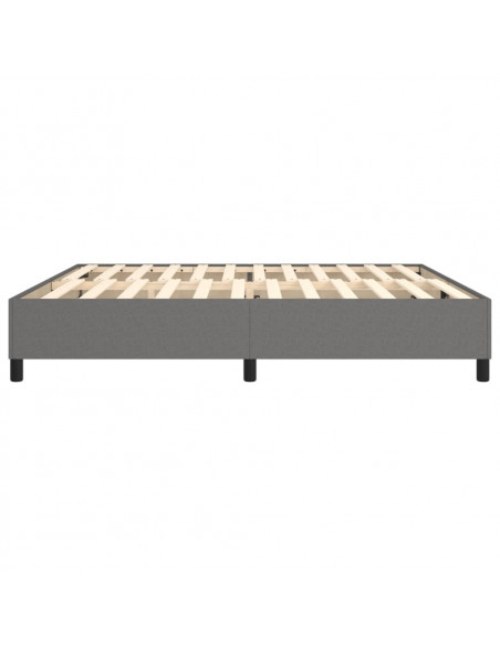 Giroletto a Molle Grigio Scuro 200x200 cm in Tessuto
