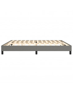 Giroletto a Molle Grigio Scuro 200x200 cm in Tessuto