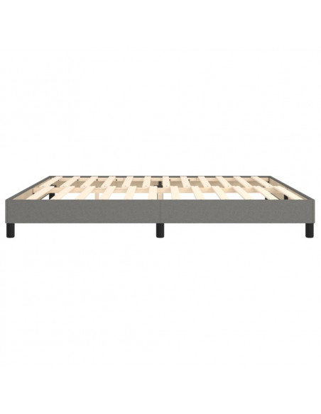 Giroletto a Molle Grigio Scuro 200x200 cm in Tessuto