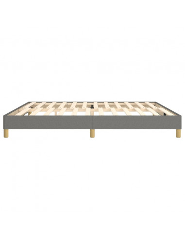 Giroletto a Molle Grigio Scuro 200x200 cm in Tessuto