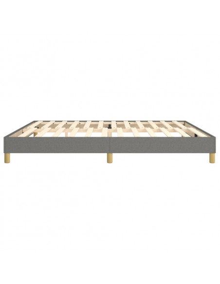 Giroletto a Molle Grigio Scuro 200x200 cm in Tessuto