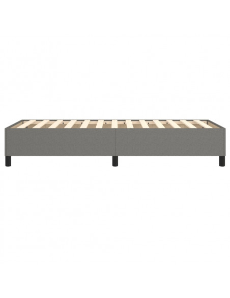 Giroletto a Molle Grigio Scuro 90x190 cm in Tessuto