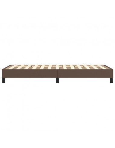 Giroletto a Molle Marrone 80x200 cm in Similpelle