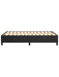 Giroletto a Molle Nero 120x200 cm in Similpelle