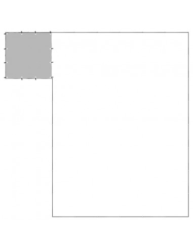 Gabbia per Cani Nera 15,73 m² in Acciaio