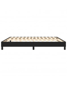 Giroletto a Molle Nero 160x200 cm in Similpelle 2