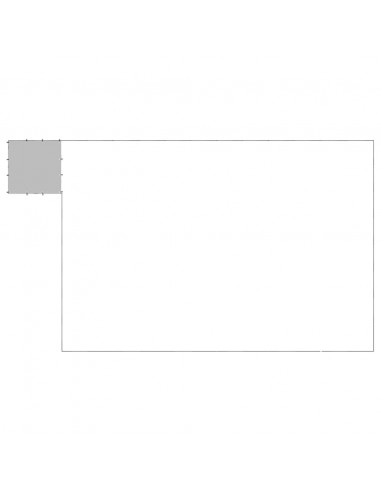 Gabbia per Cani Nera 30,25 m² in Acciaio