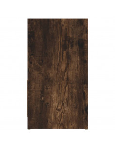 Armadietto Bagno Rovere Fumo 60x33x61 cm in Legno Multistrato 2