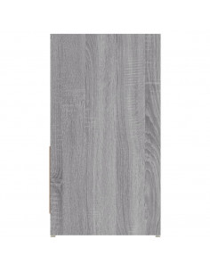 Armadietto Bagno Grigio Sonoma 60x33x61 cm in Legno Multistrato 2