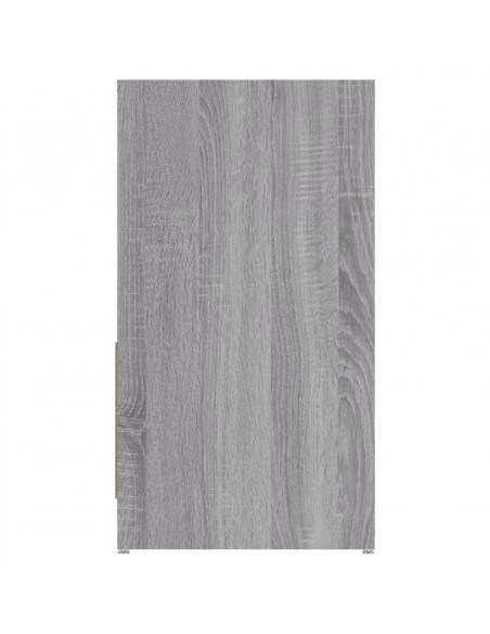 Armadietto Bagno Grigio Sonoma 60x33x61 cm in Legno Multistrato