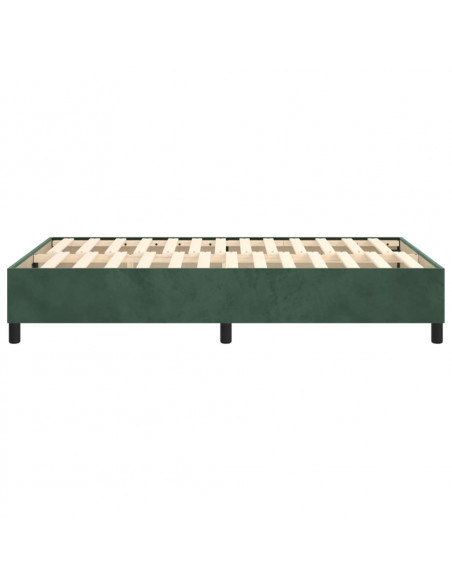 Giroletto a Molle Verde Scuro 120x200 cm in Velluto