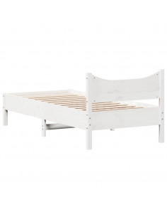 Giroletto Bianco 100x200 cm in Legno Massello di Pino 2