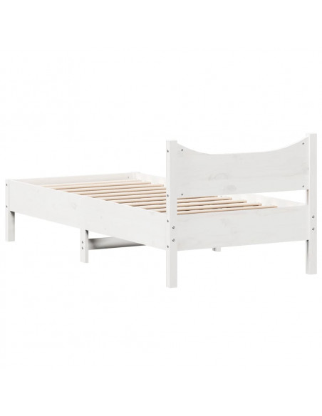 Giroletto Bianco 100x200 cm in Legno Massello di Pino