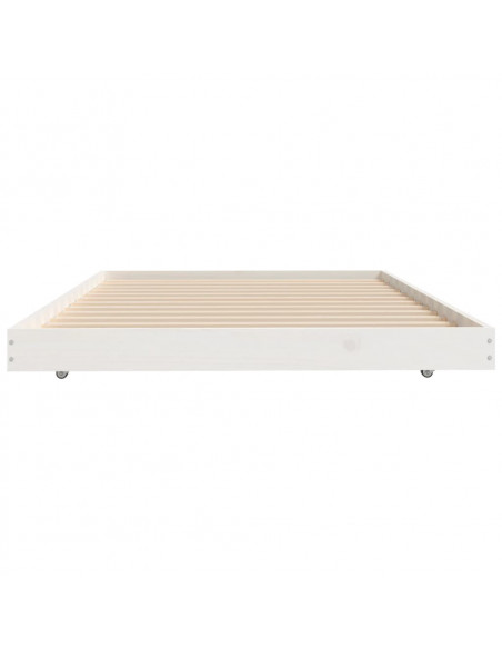 Giroletto Bianco 100x200 cm in Legno Massello di Pino
