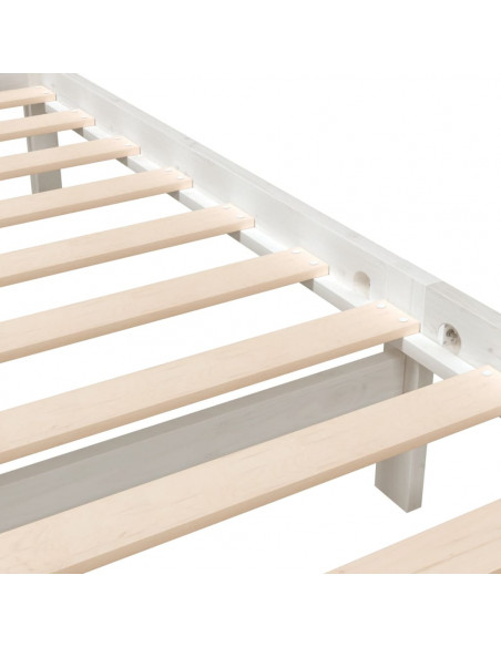 Giroletto Bianco 120x190 cm Small Double in Legno Massello