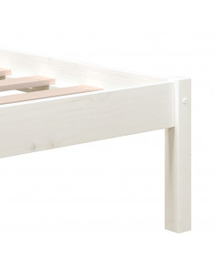 Giroletto Bianco 120x190 cm Small Double in Legno Massello