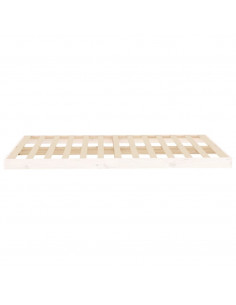 Giroletto Bianco 120x200 cm in Legno Massello di Pino 2