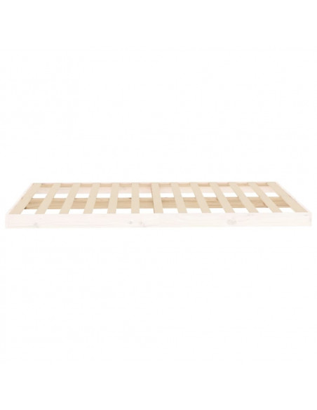 Giroletto Bianco 120x200 cm in Legno Massello di Pino