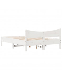 Giroletto Bianco 120x200 cm in Legno Massello di Pino