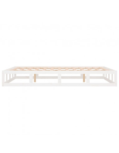 Giroletto Bianco 135x190 cm Double in legno Massello