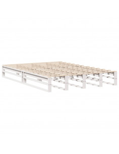 Giroletto Bianco 135x190 cm Legno Massello di Pino