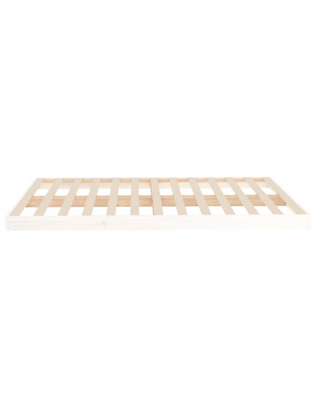 Giroletto Bianco 140x190 cm in Legno Massello di Pino