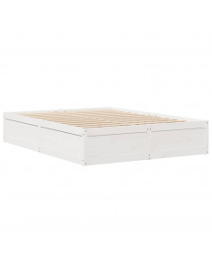 Giroletto Bianco 150x200 cm in Legno Massello di Pino