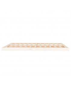 Giroletto Bianco 160x200 cm in Legno Massello di Pino 2